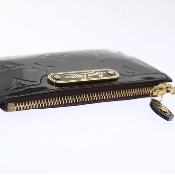 LOUIS VUITTON Vernis Pochette Cles NM Coin Purse Amarante M93557 LV Auth yk11701 - Picture 6 of 11
